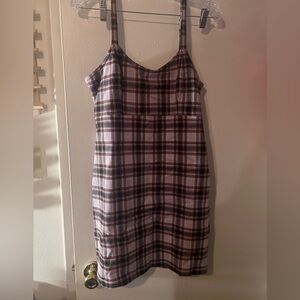 2 for $5, Hollister Mini Dress Purple Plaid